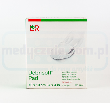 Debrisoft Pad 10x10cm 1pc - Verband zur Wundvorbereitung